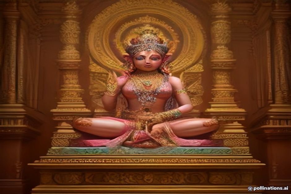 Hindu gods and goddesses representing various Puranas