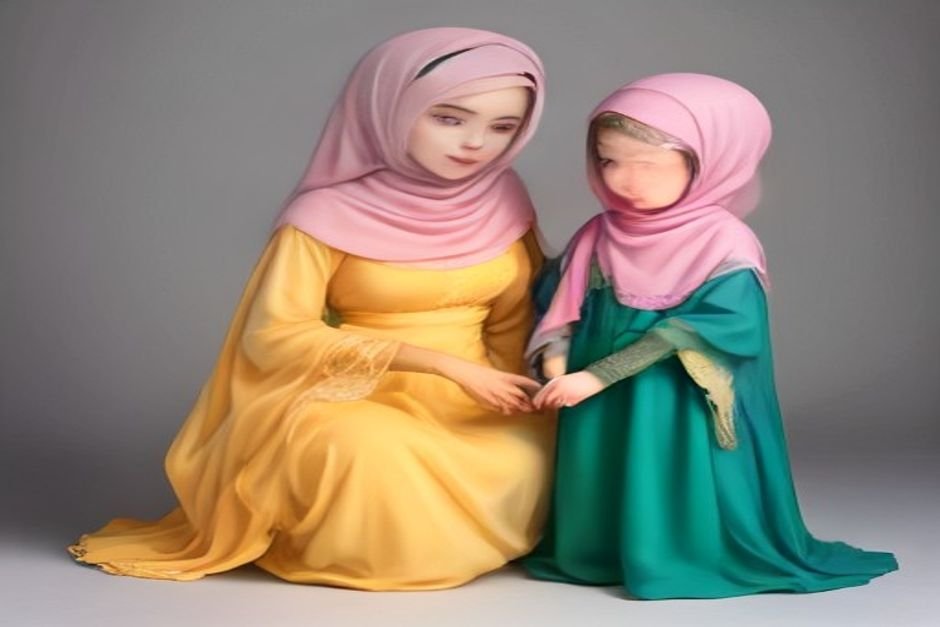 Islamic family celebration for baby girl naming ceremony