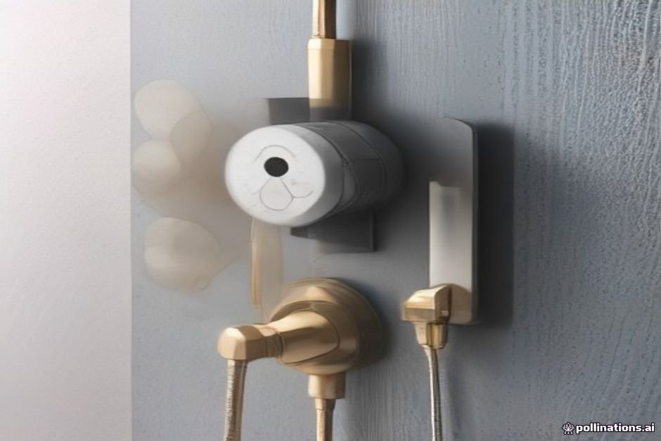 Shower valve mechanism with thermostatic mixing control