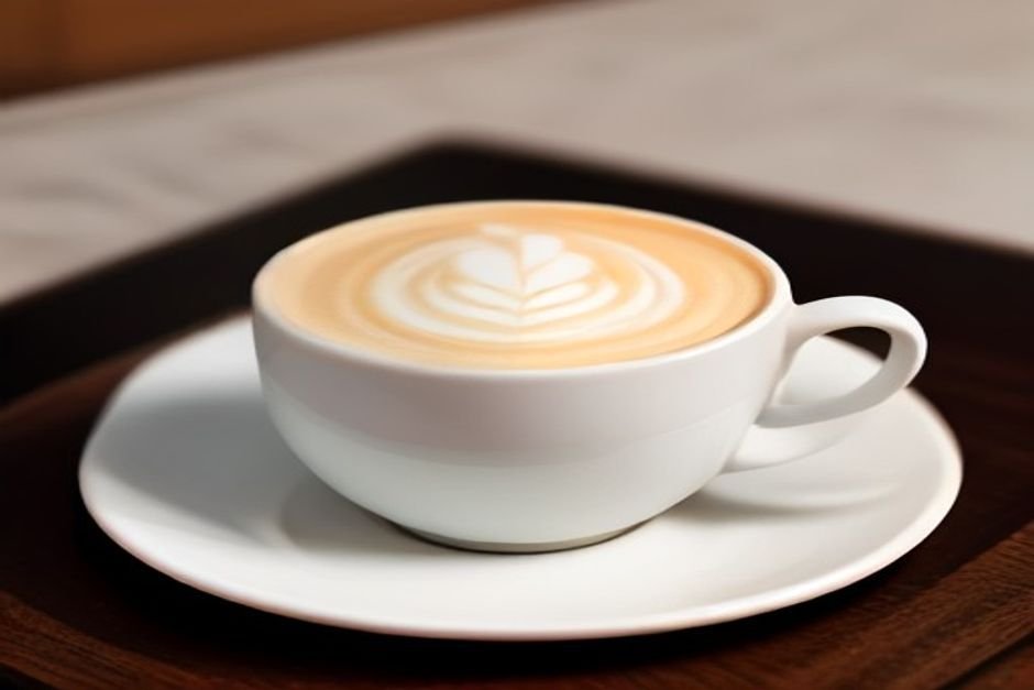 Professional latte art design featuring cafe's creative specialty drink