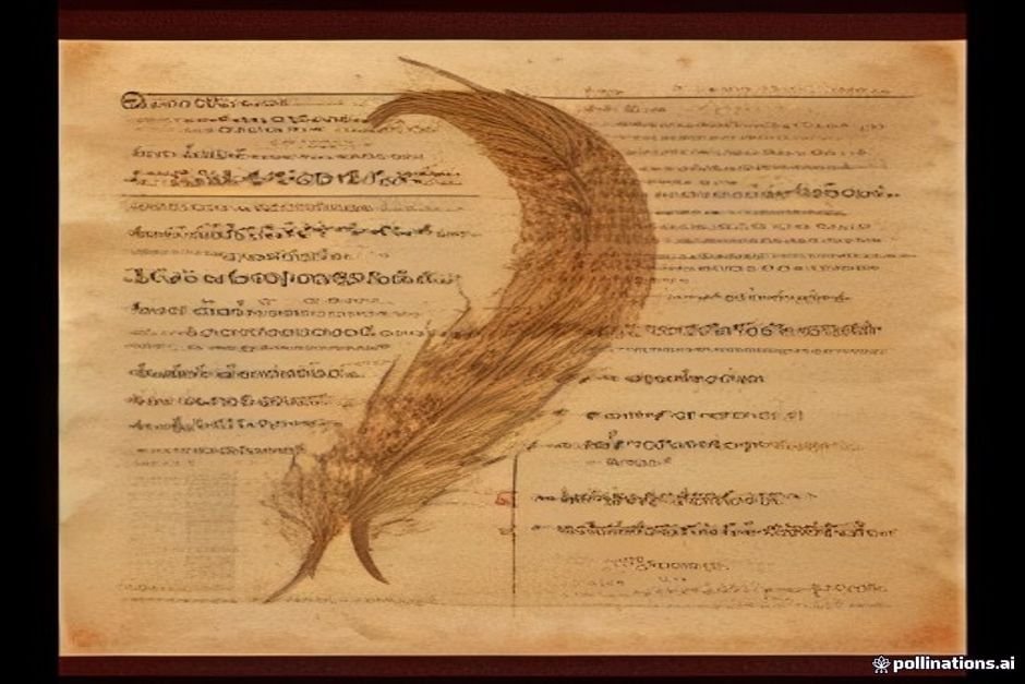 Historic Tamil palm leaf manuscript displaying traditional writing