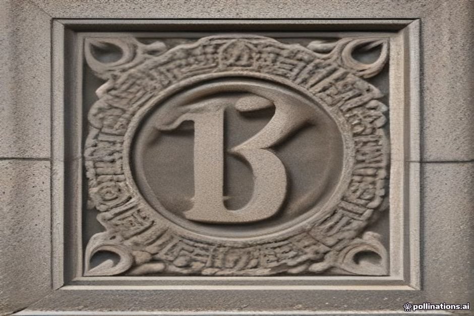 Ancient Devanagari numerals carved in traditional stone style