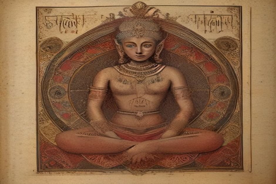 Historical Sanskrit text showing ancient mathematical number systems