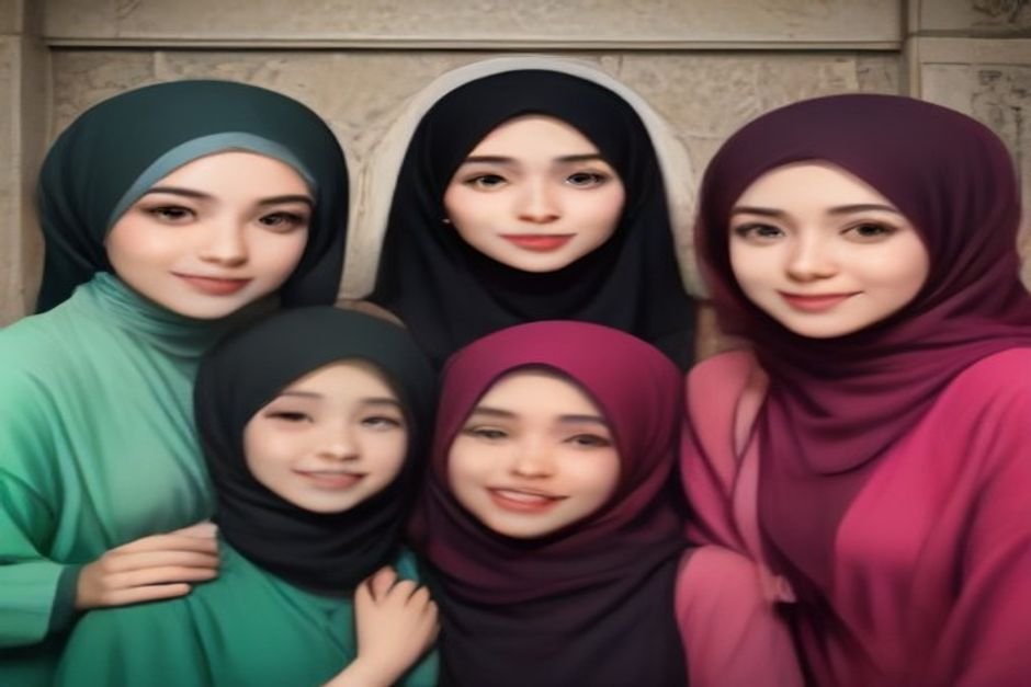 Muslim women representing varied ages and cultural backgrounds