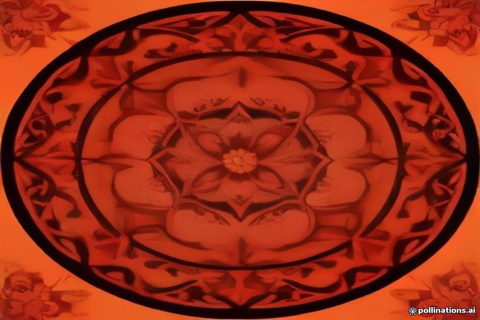 Colorful Tamil kolam art featuring floral motifs