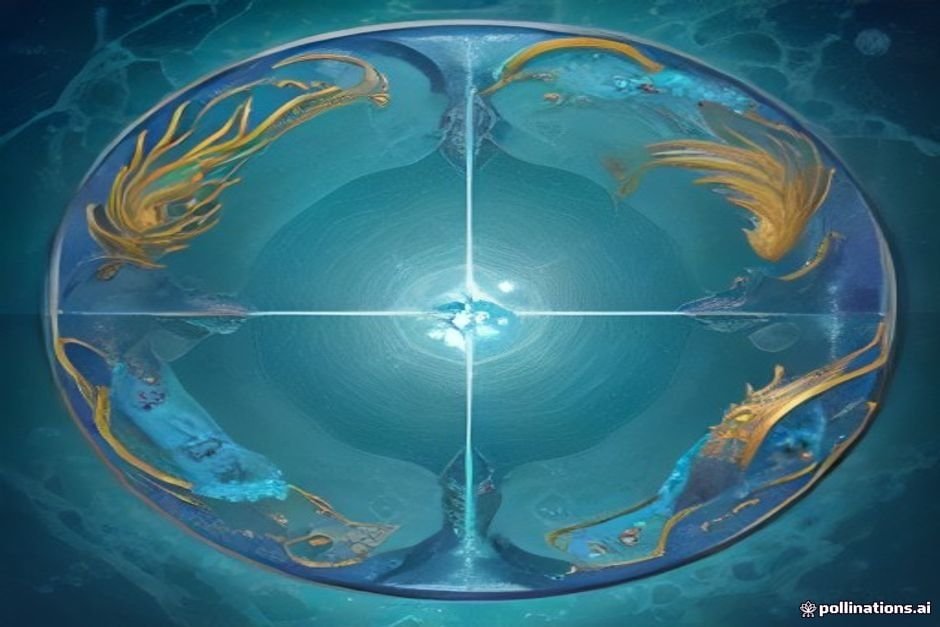 Water rashi symbols depicting emotional intuitive zodiac signs