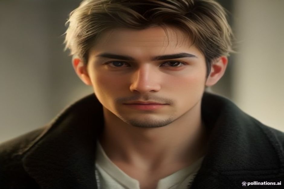 Portrait of man with warm compassionate facial expression