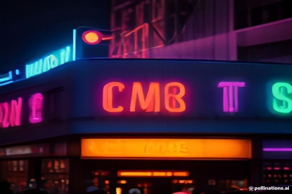 Bright neon username ideas displayed on digital screen
