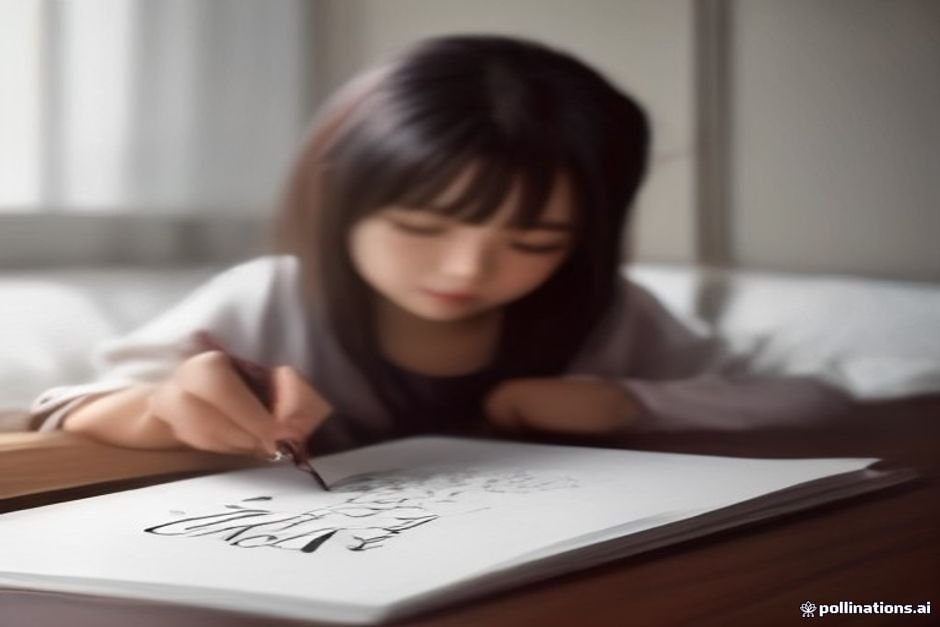 Parent choosing meaningful name through cultural calligraphy