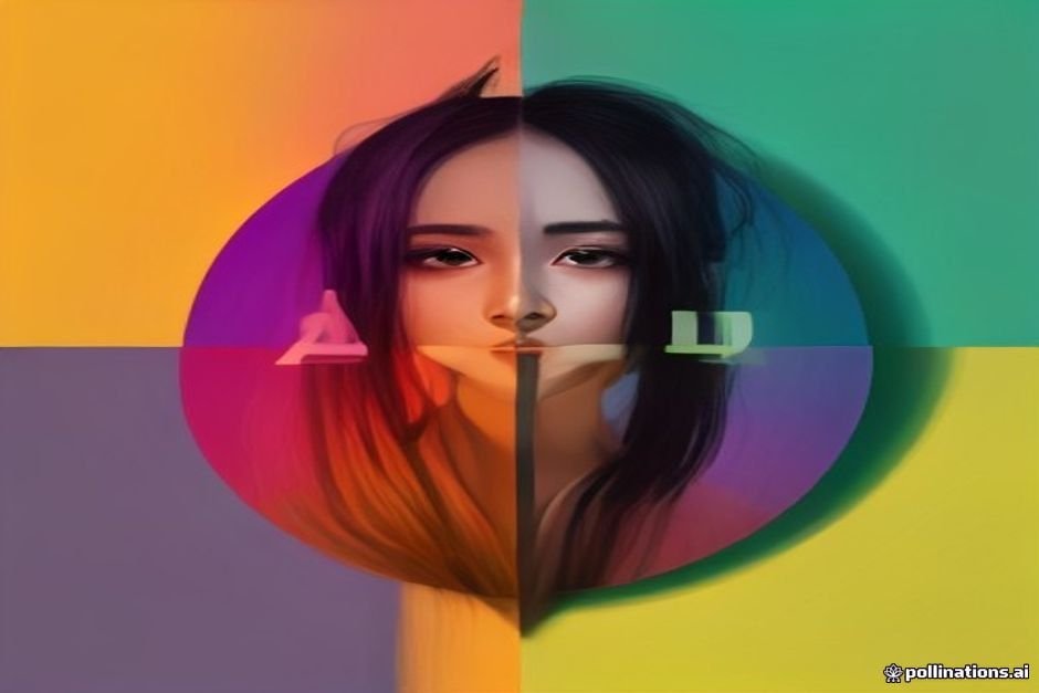 Artist's paint palette showing gradual color transitions from warm to cool shades