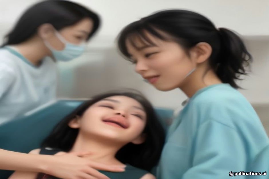 Multigenerational family smiling during preventive dental care